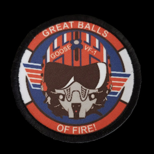 Top Gun Goose Great Balls of Fire Morale Patch
