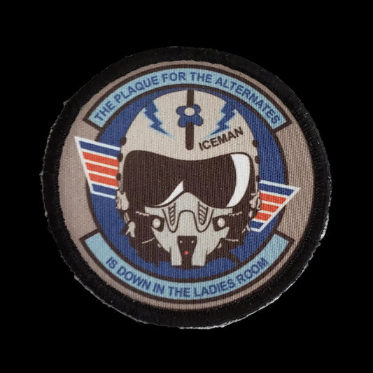 Top Gun Iceman Plaque Morale Patch