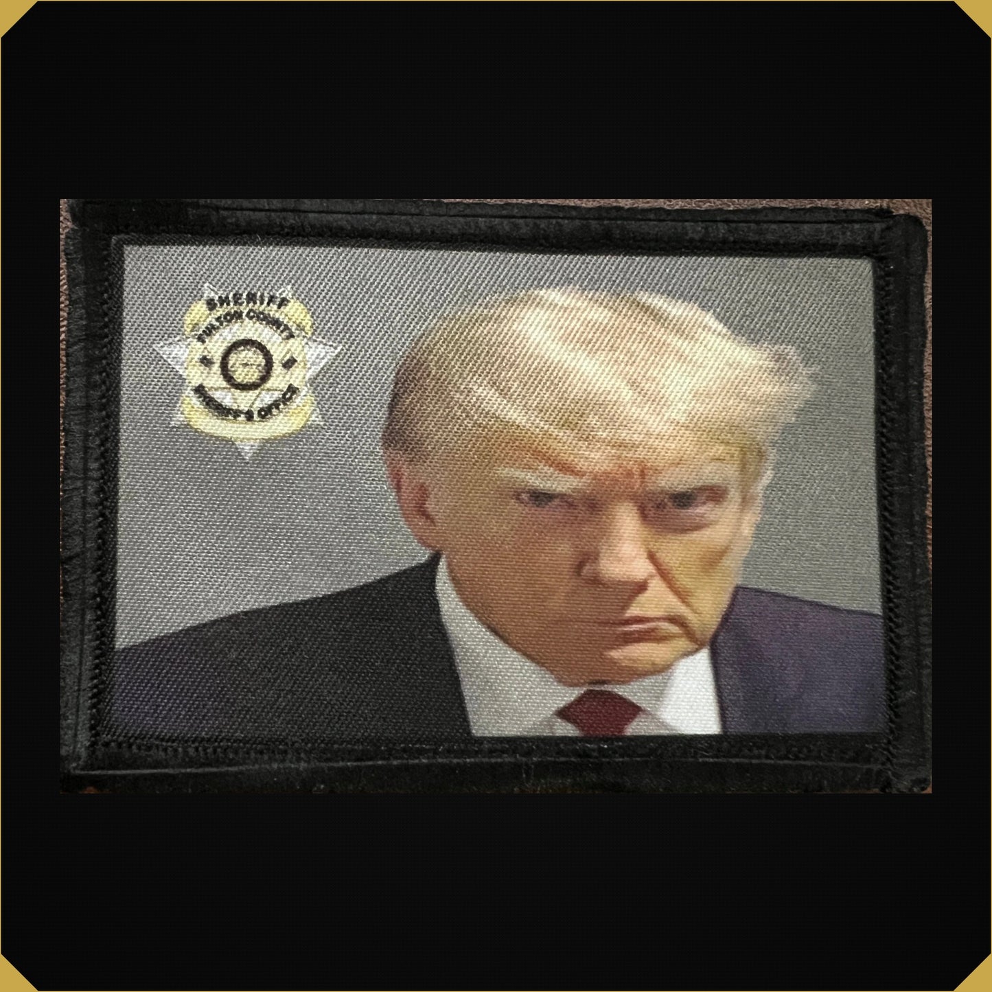 Trump Mug Shot Morale Patch