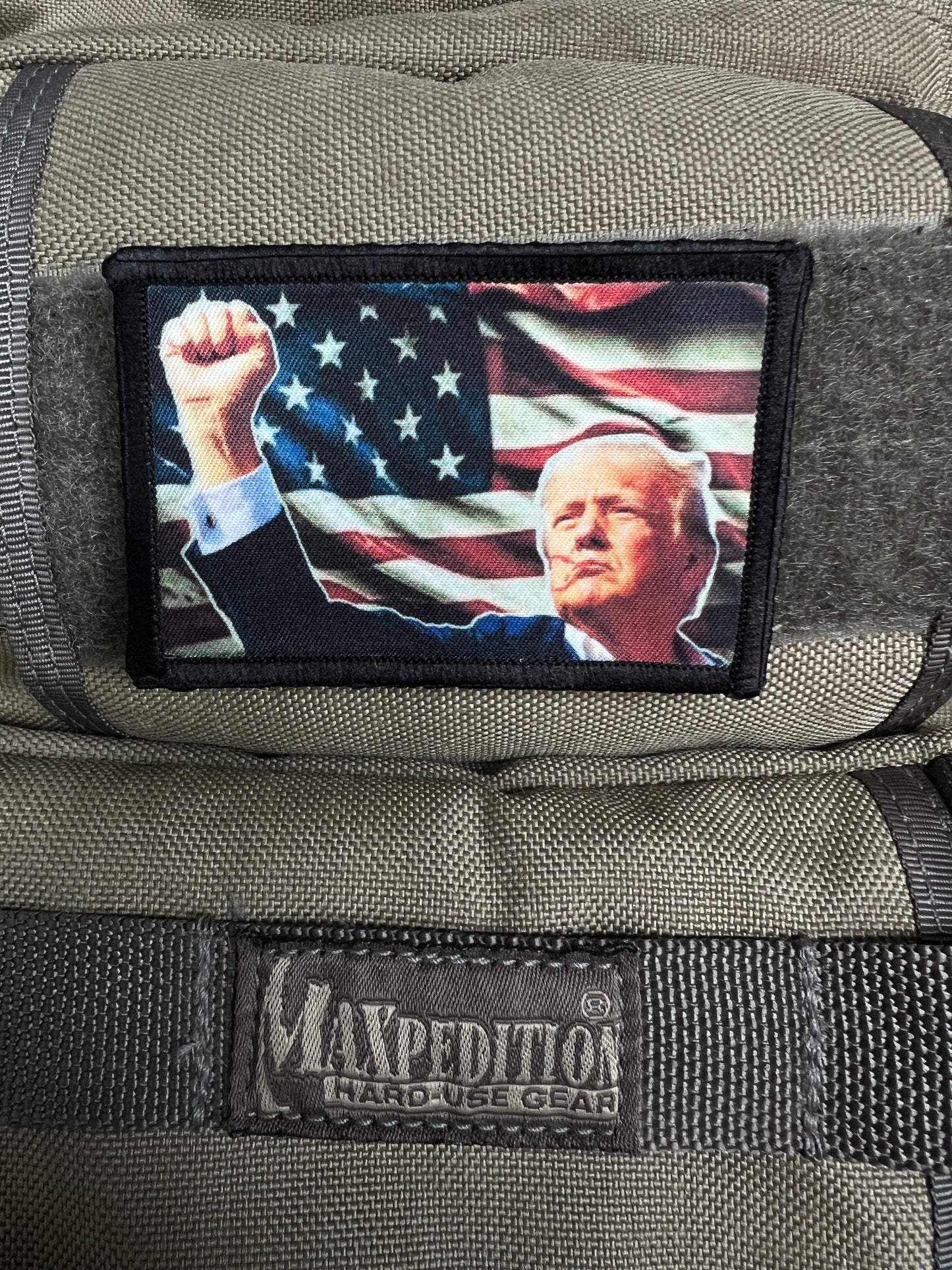 Trump Shooting Fist Morale Patch