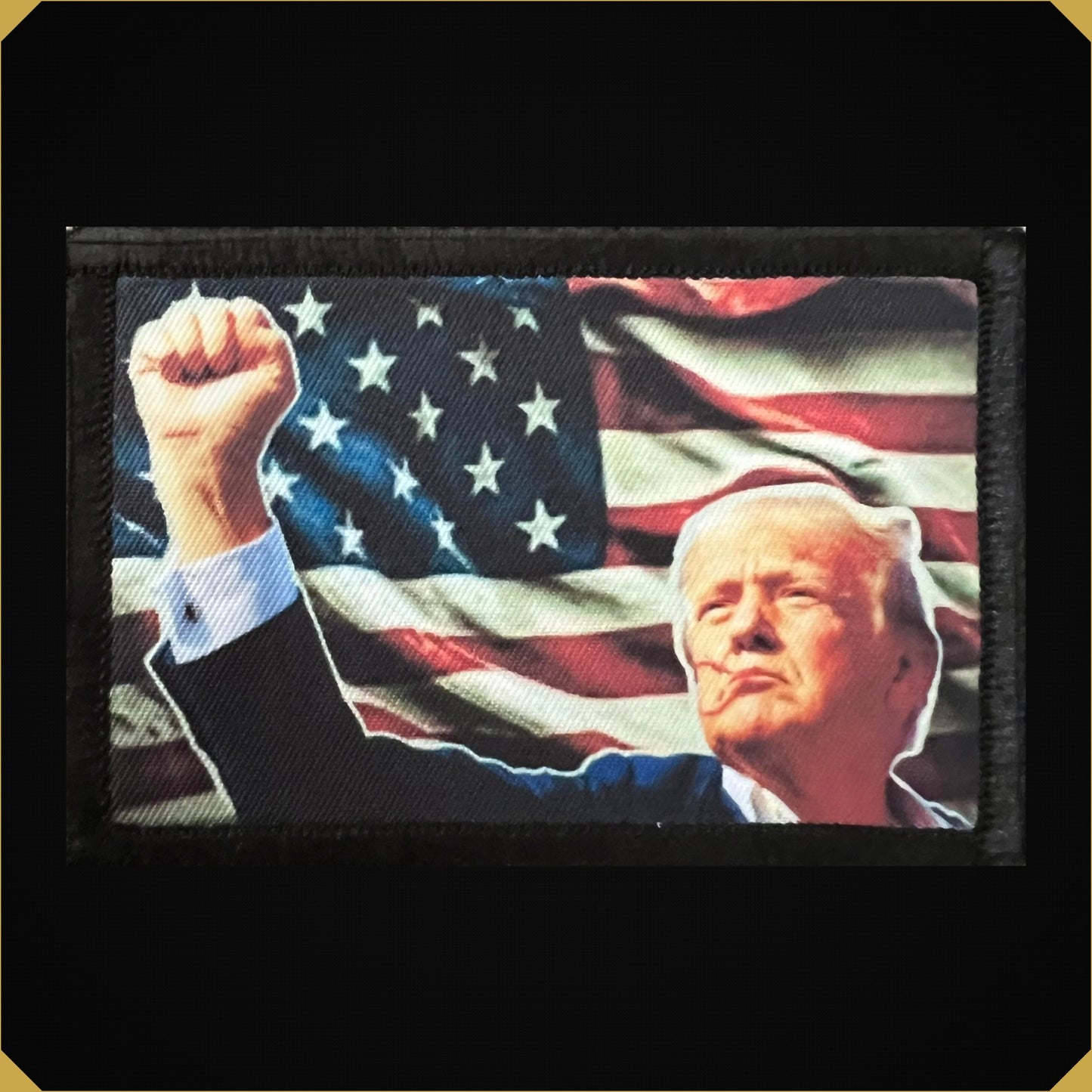 Trump Shooting Fist Salute Morale Patch