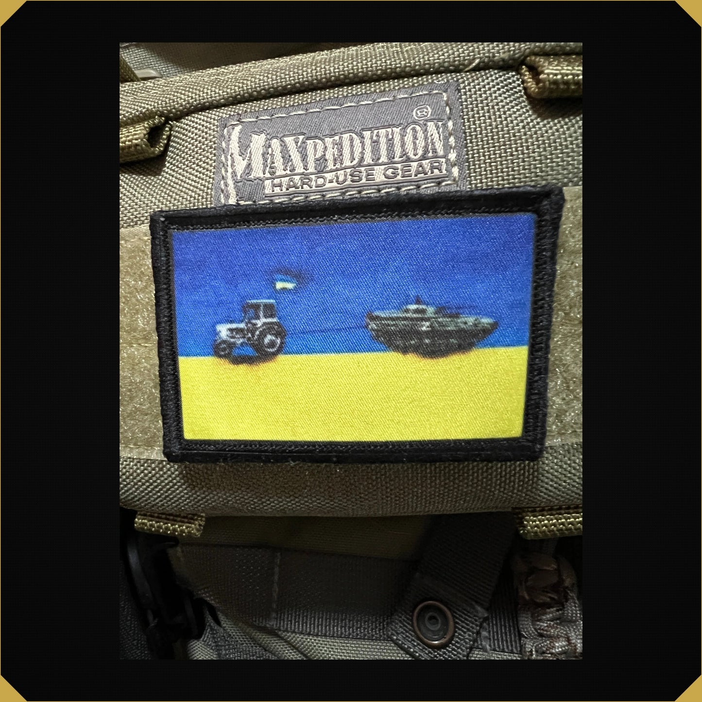 Ukraine Tractor Pulling Russian Tank Morale Patch