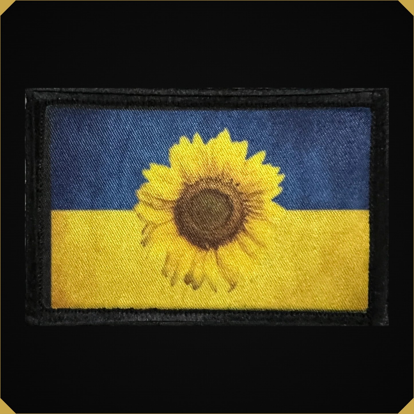 Ukrainian Flag Sunflower Ukraine Morale Patch