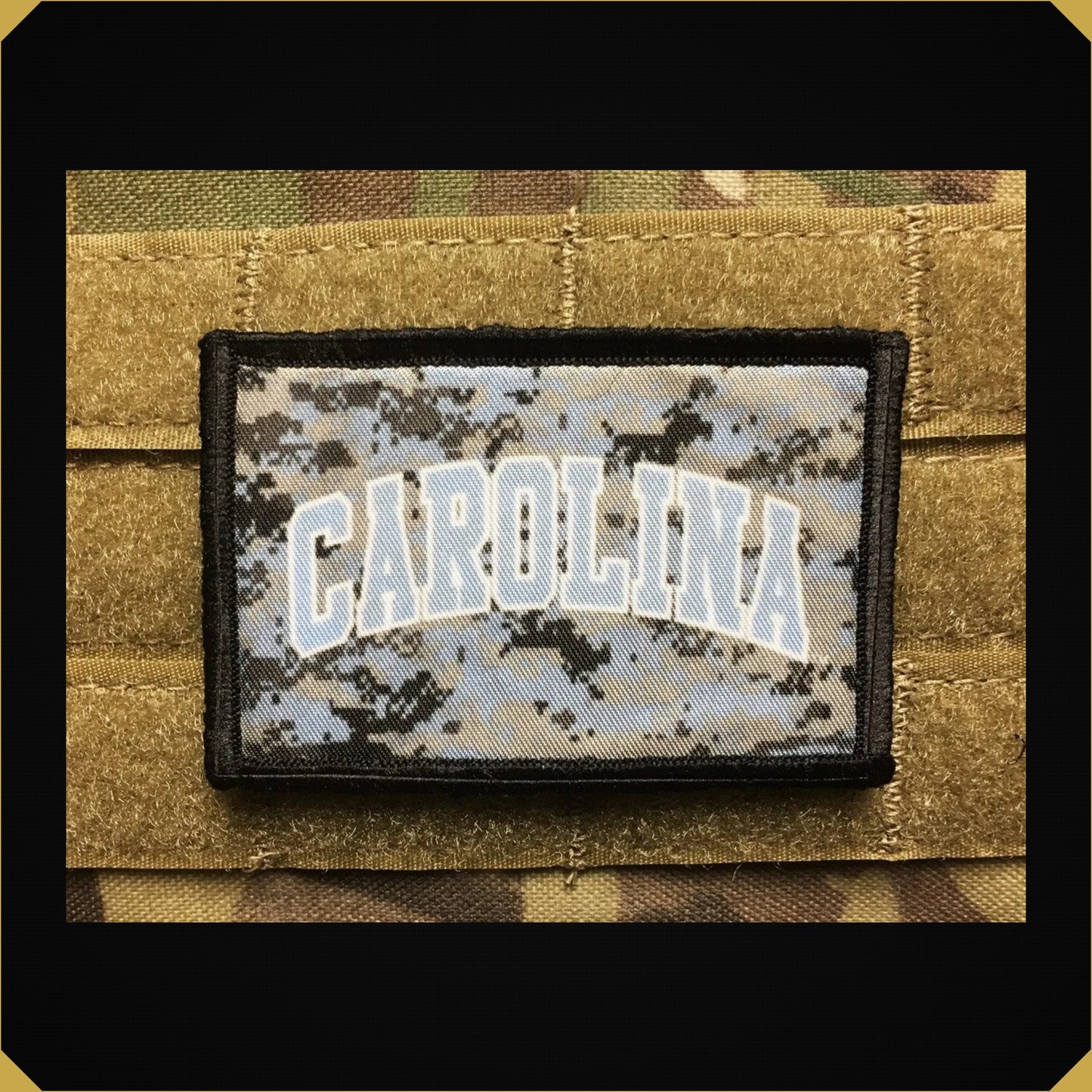 UNC Carolina Camo Morale Patch
