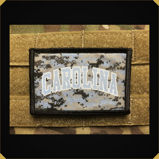 UNC Carolina Camo Morale Patch