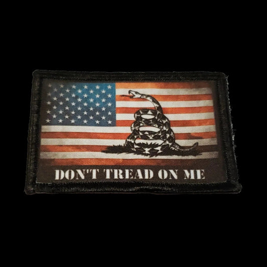 USA Flag Gadsden Snake  Morale Patch