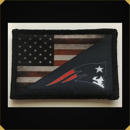 USA FLAG New England Patriots Morale Patch