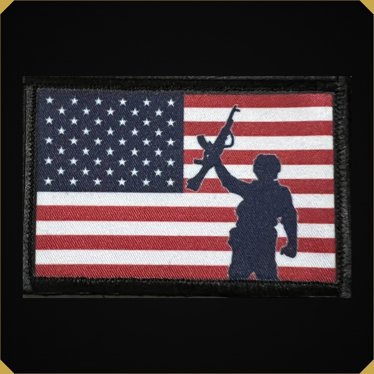 USA Flag Red Dawn Wolverines Ukraine Morale Patch
