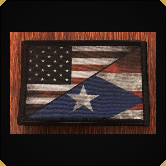 USA / Puerto Rico Flag Morale Patch