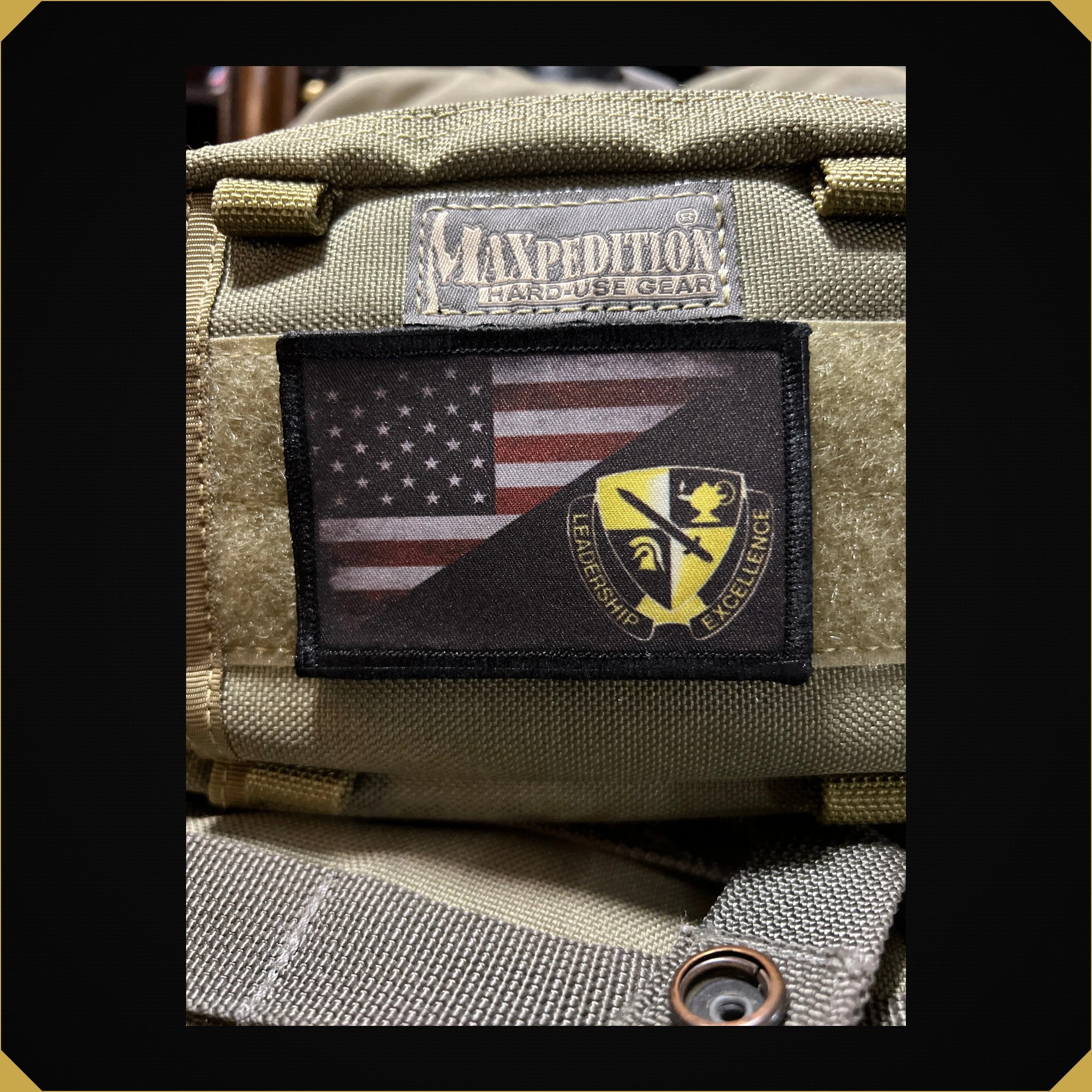 Redheaded T-Shirts ARMY ROTC /USA Flag Hook & Loop Morale Patch 2x3 ...