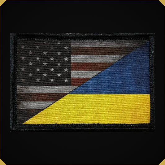 USA / Ukraine Flag Morale Patch