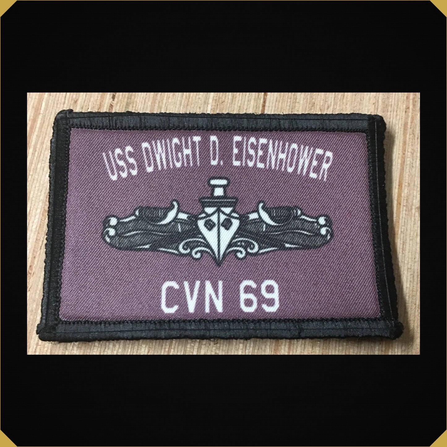 USS Eisenhower Purple Shirt Boatswain's Mate Morale Patch