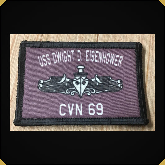 USS Eisenhower Purple Shirt Boatswain's Mate Morale Patch