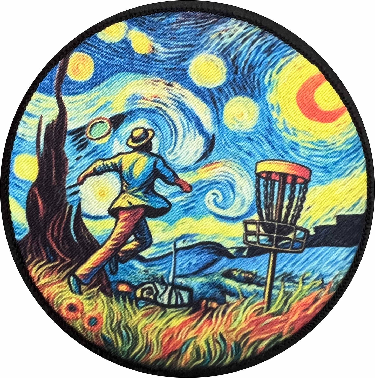 Disc Golf Morale Patch Van Gogh