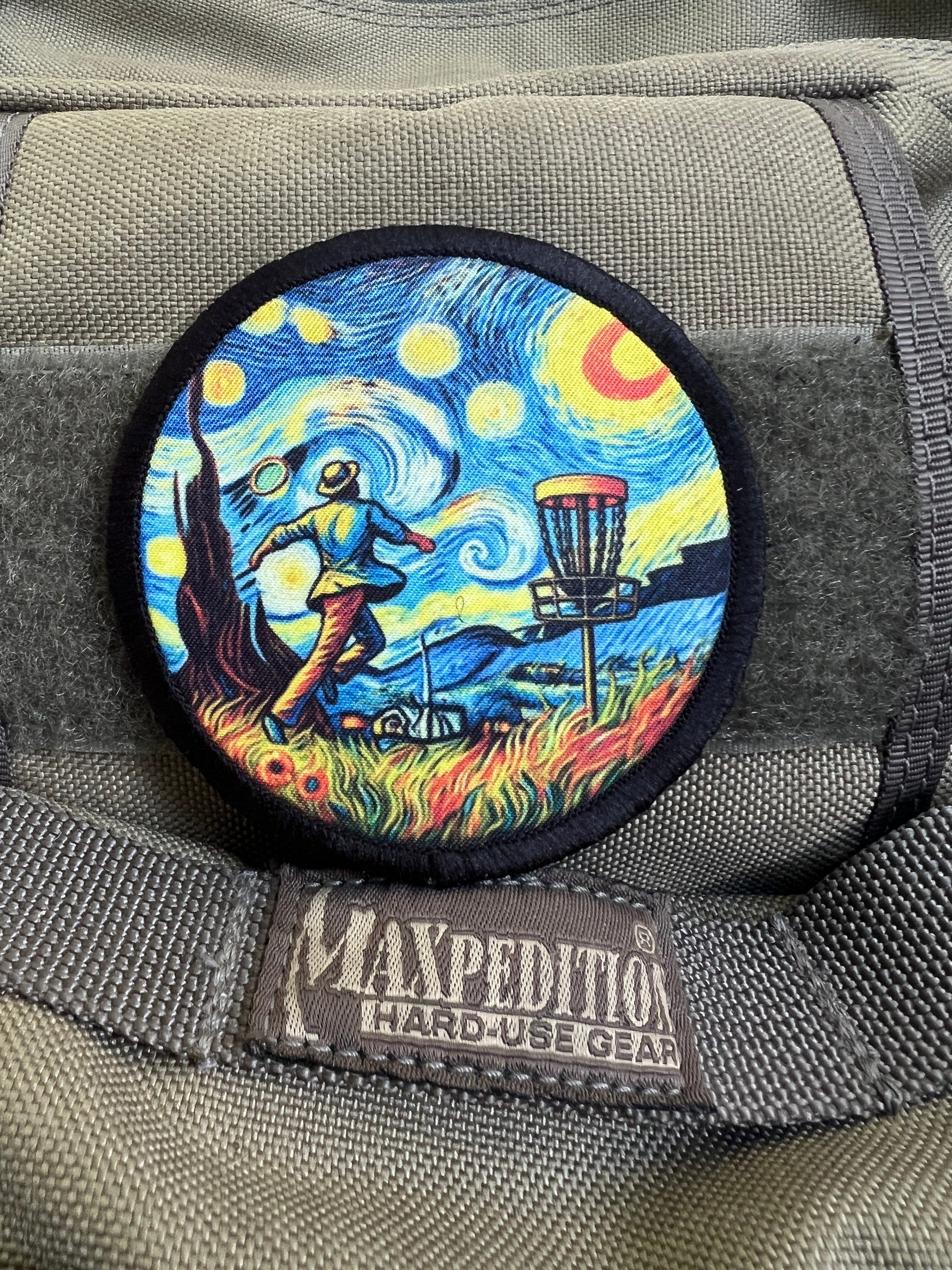 Disc Golf Morale Patch Van Gogh