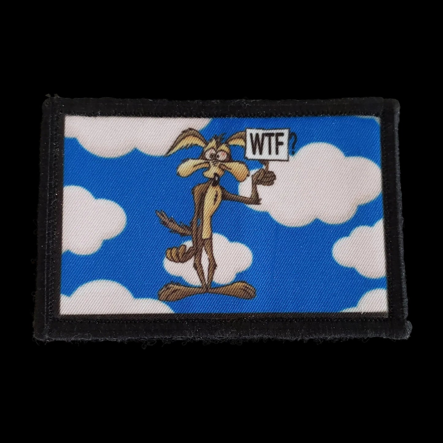 Wile E. Coyote WTF 2x3 Morale Patch