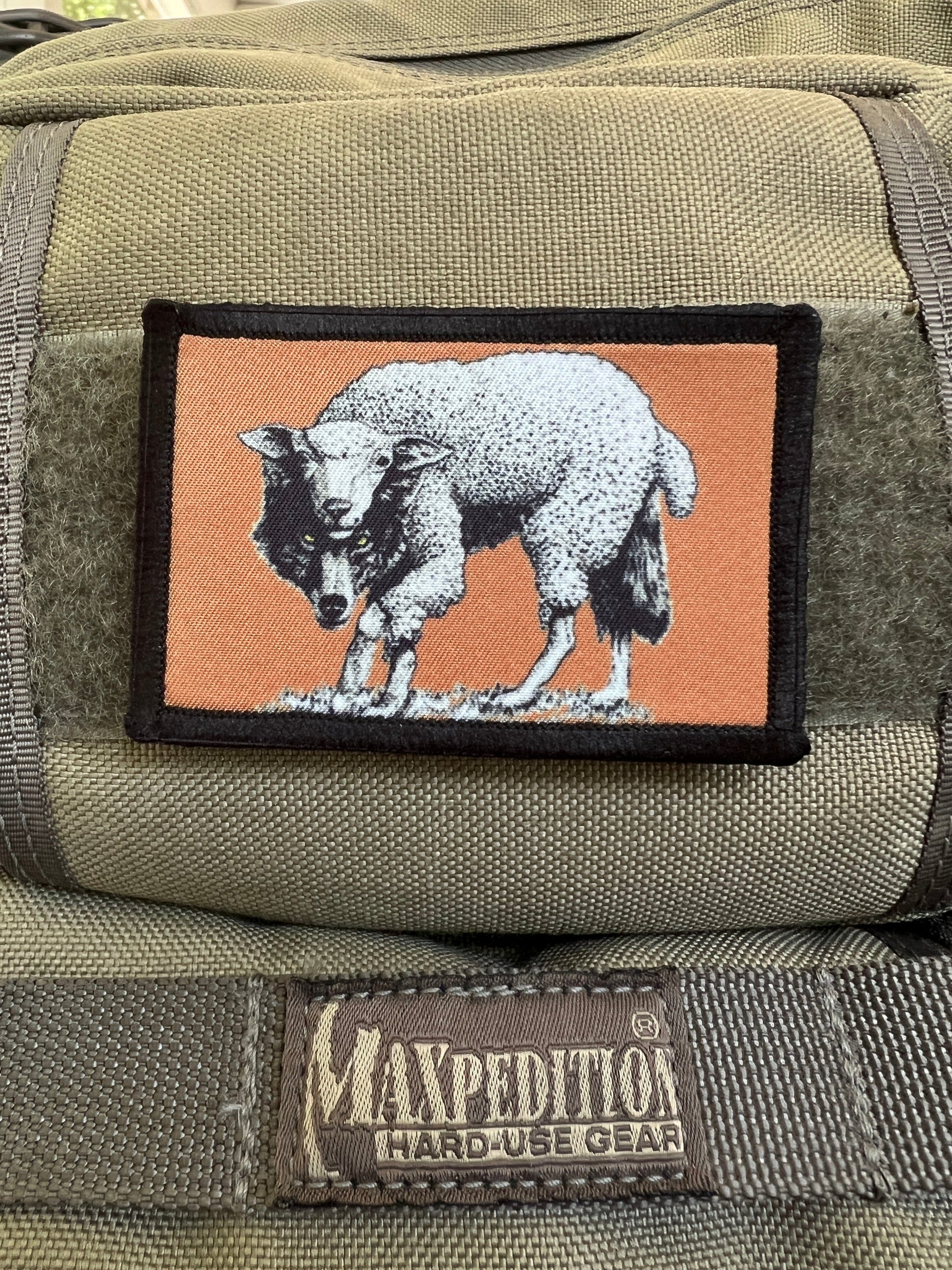 Wolf in sheeps clothing tactical custom morale patch