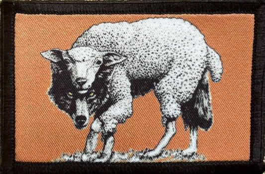 Wolf in sheeps clothing tactical custom morale patch