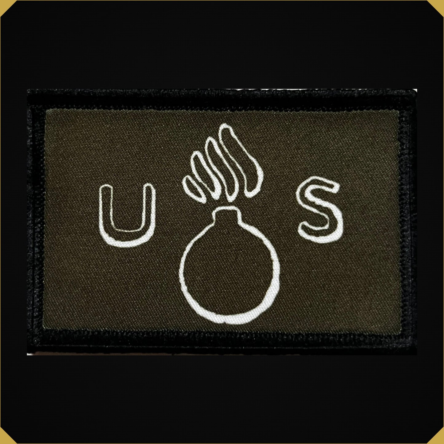 WWII Flaming Bomb Morale Patch