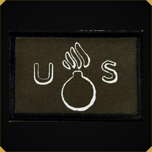 WWII Flaming Bomb Morale Patch