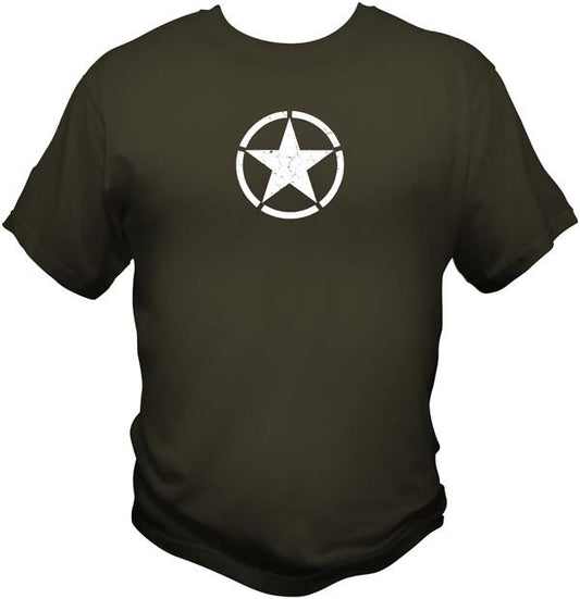 WWII US Invasion Star T Shirt