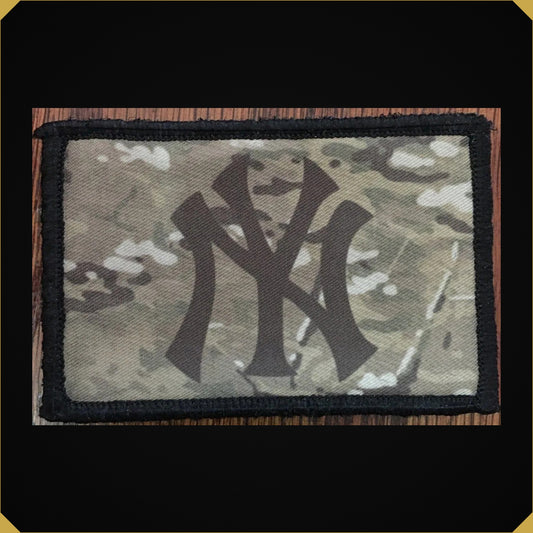Yankees Logo Subdued Multicam Morale Patch