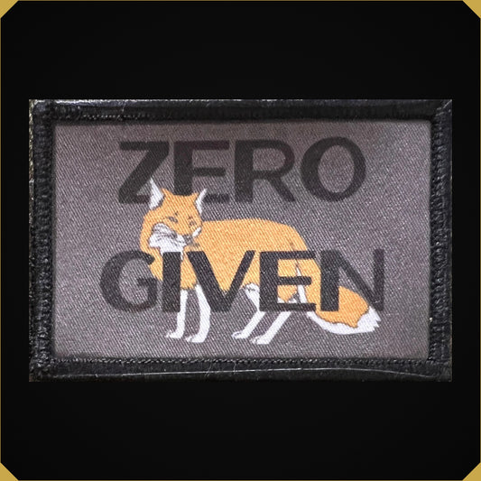 Zero FOX Given Morale Patch