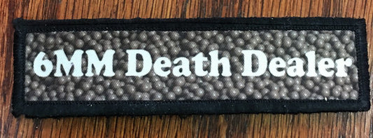 1x4 Airsoft 6MM Death Dealer Morale Patch Morale Patches Redheaded T Shirts 