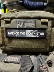 1x4 Avenge the Death Star Morale Patch Morale Patches Redheaded T Shirts 