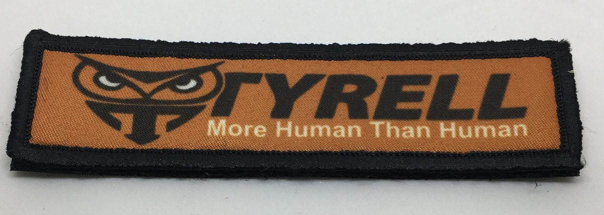 1x4 Blade Runner Tyrell Corporation Morale Patch Morale Patches Redheaded T Shirts 
