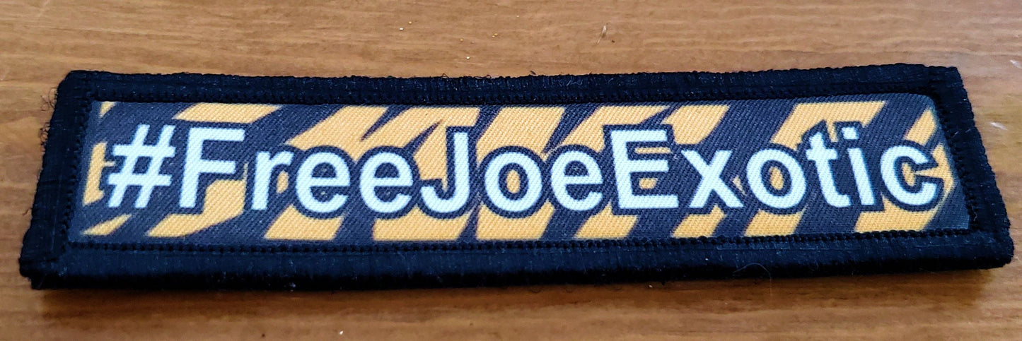 1x4 Free Joe Exotic Tiger King Morale Patch Morale Patches Redheaded T Shirts 