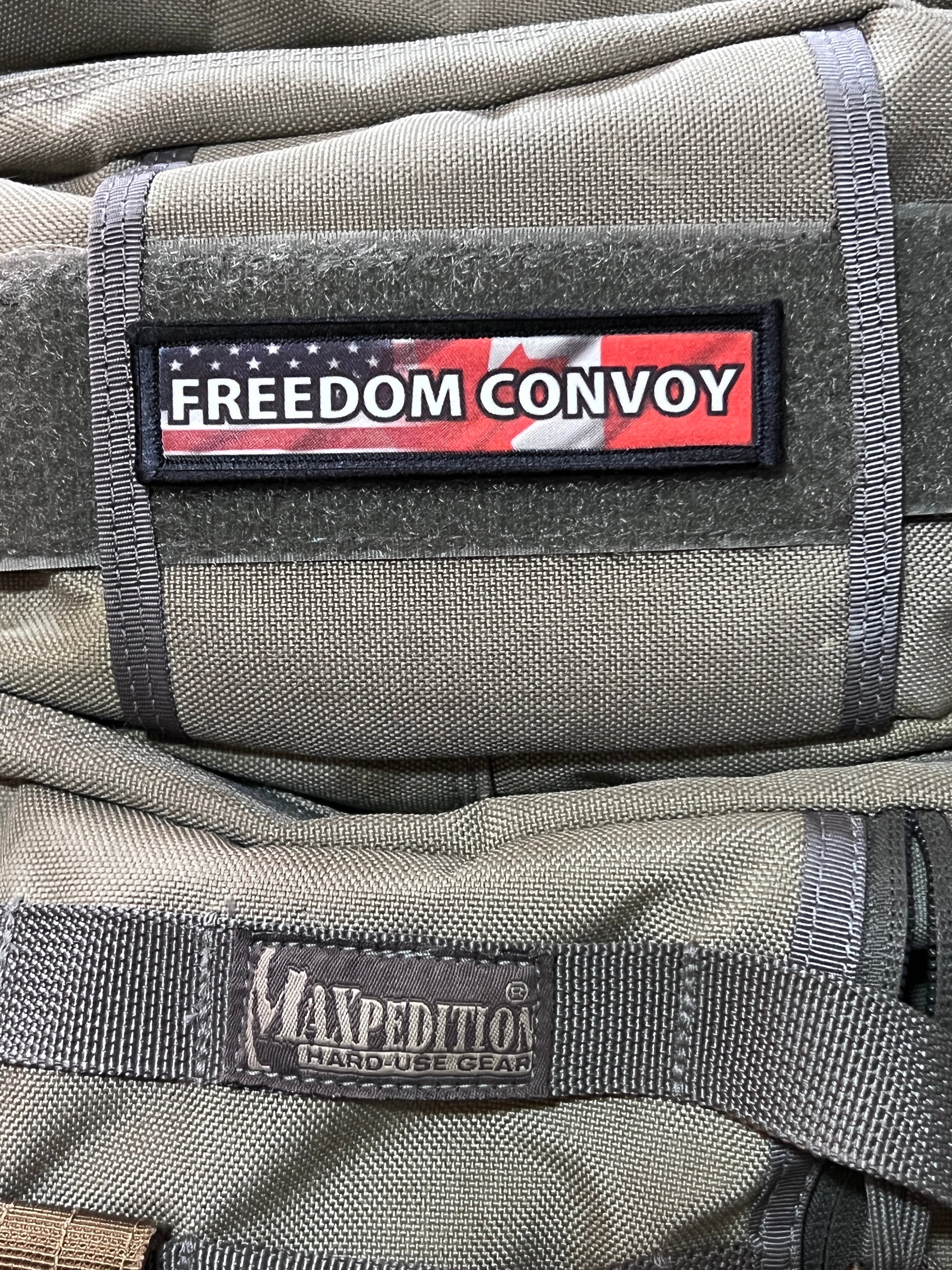 1x4 Freedom Convoy Morale Patch Morale Patches Redheaded T Shirts 