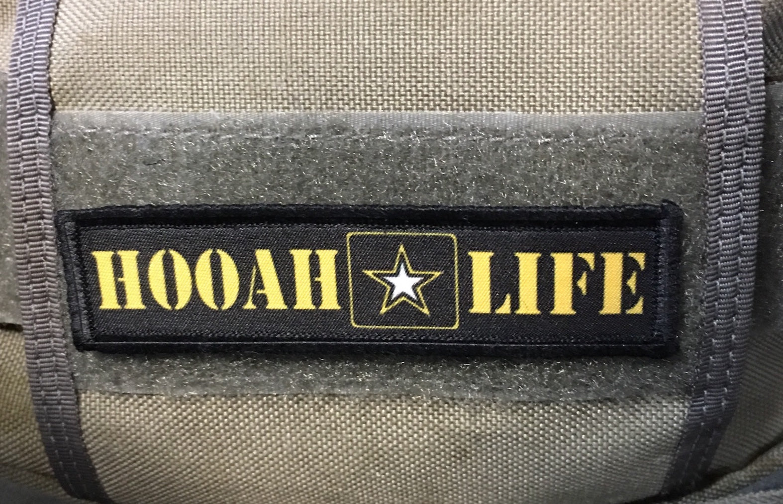 1x4 Hooah Life Morale Patch Morale Patches Redheaded T Shirts 