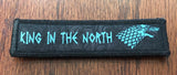 1x4" King in the North Game of Thrones Morale Patch Morale Patches Redheaded T Shirts 