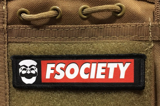 1x4 Mr Robot Fsociety Morale Patch Morale Patches Redheaded T Shirts 