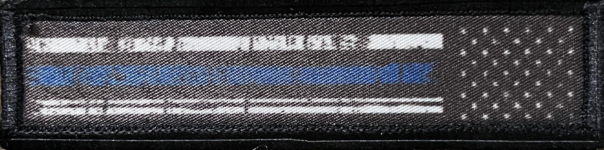 1x4 Thin Blue Line USA Flag Morale Patch Morale Patches Redheaded T Shirts 