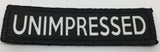 1x4 Unimpressed Morale Patch Morale Patches Redheaded T Shirts 