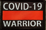 2x3" Fire & Rescue Covid-19 Warrior Velcro Morale Patch Morale Patches Redheaded T Shirts 