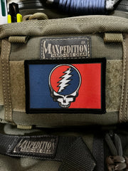 2x3 Steal Your Face Morale Patch Morale Patches Redheaded T Shirts 