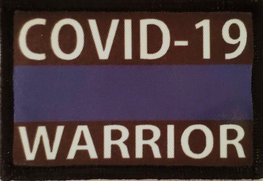 2x3"EMT First Responder Covid-19 Warrior Velcro Morale Patch Morale Patches Redheaded T Shirts 