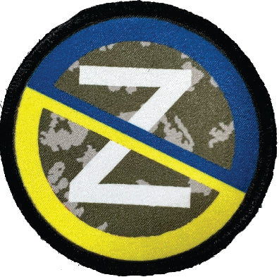 3" Anti Russia / Russian Z Ukraine Morale Patch Morale Patches Redheaded T Shirts 