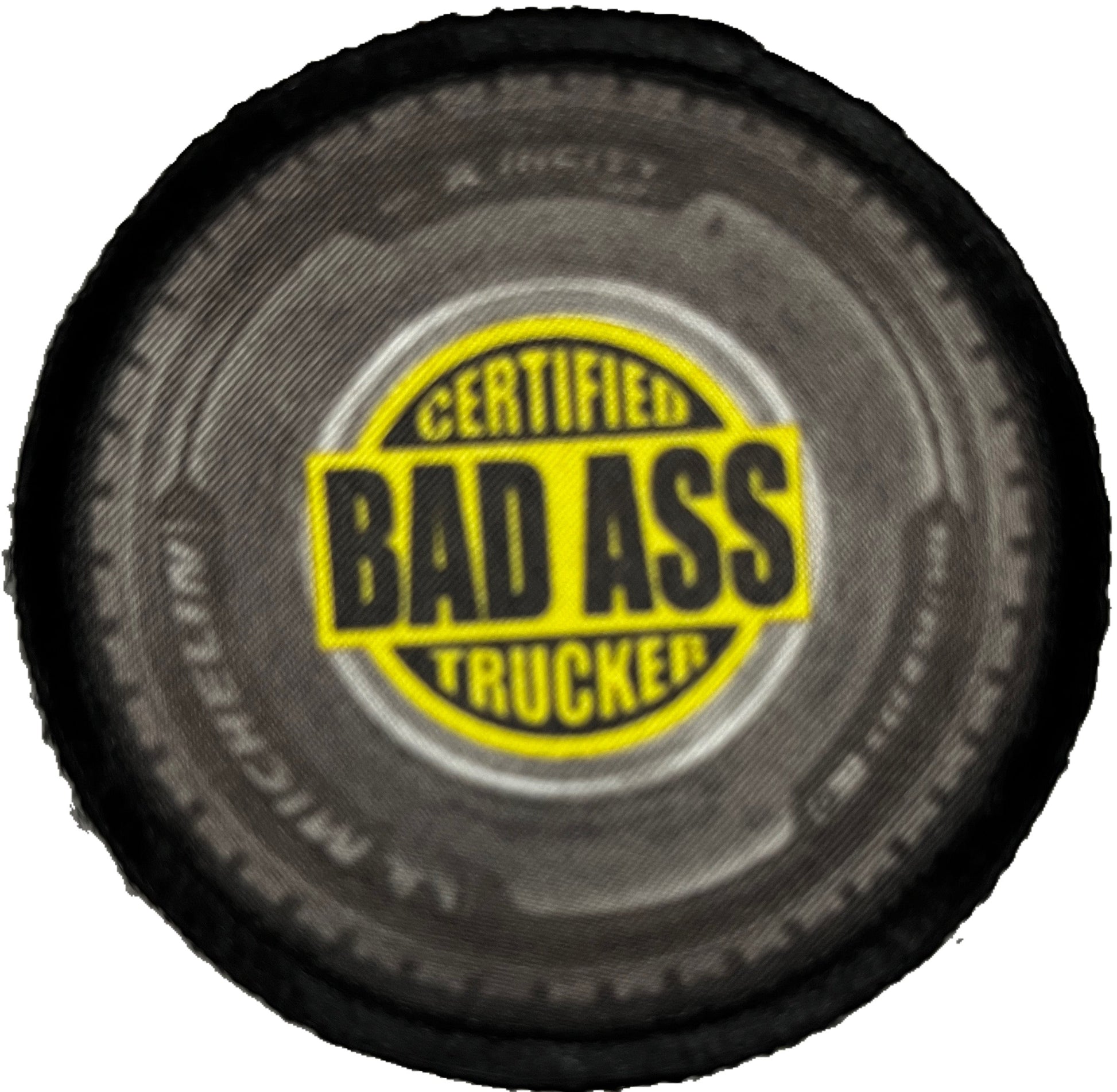 3" Certified Badass Trucker Morale Patch Morale Patches Redheaded T Shirts 