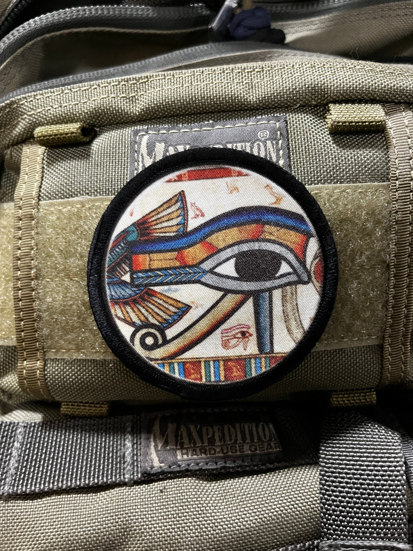 3" Egyptian Eye of Ra Morale Patch Morale Patches Redheaded T Shirts 