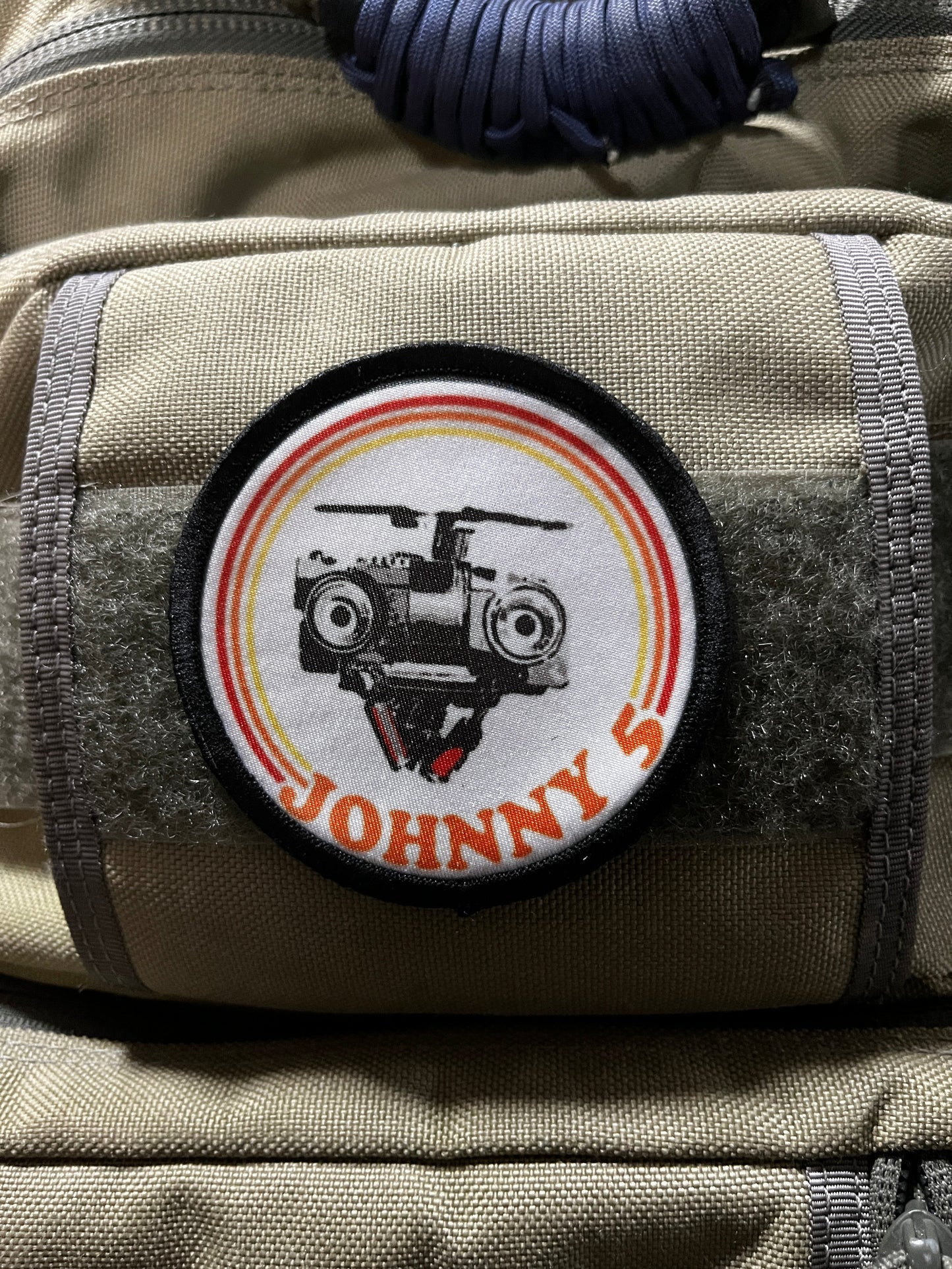 3" Johnny 5 Morale Patch Morale Patches Redheaded T Shirts 