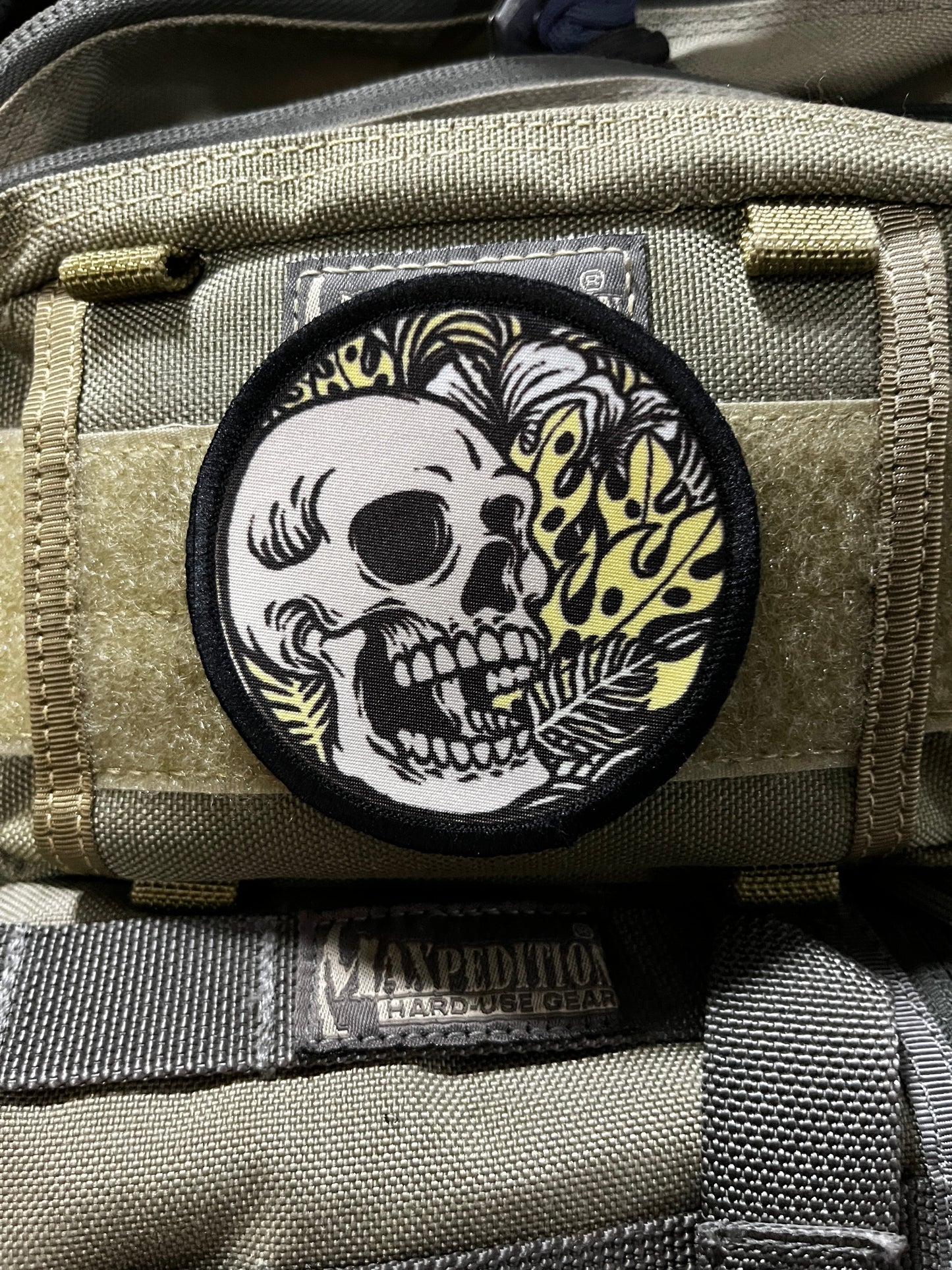3" Skull Tattoo Morale Patch Morale Patches Redheaded T Shirts 