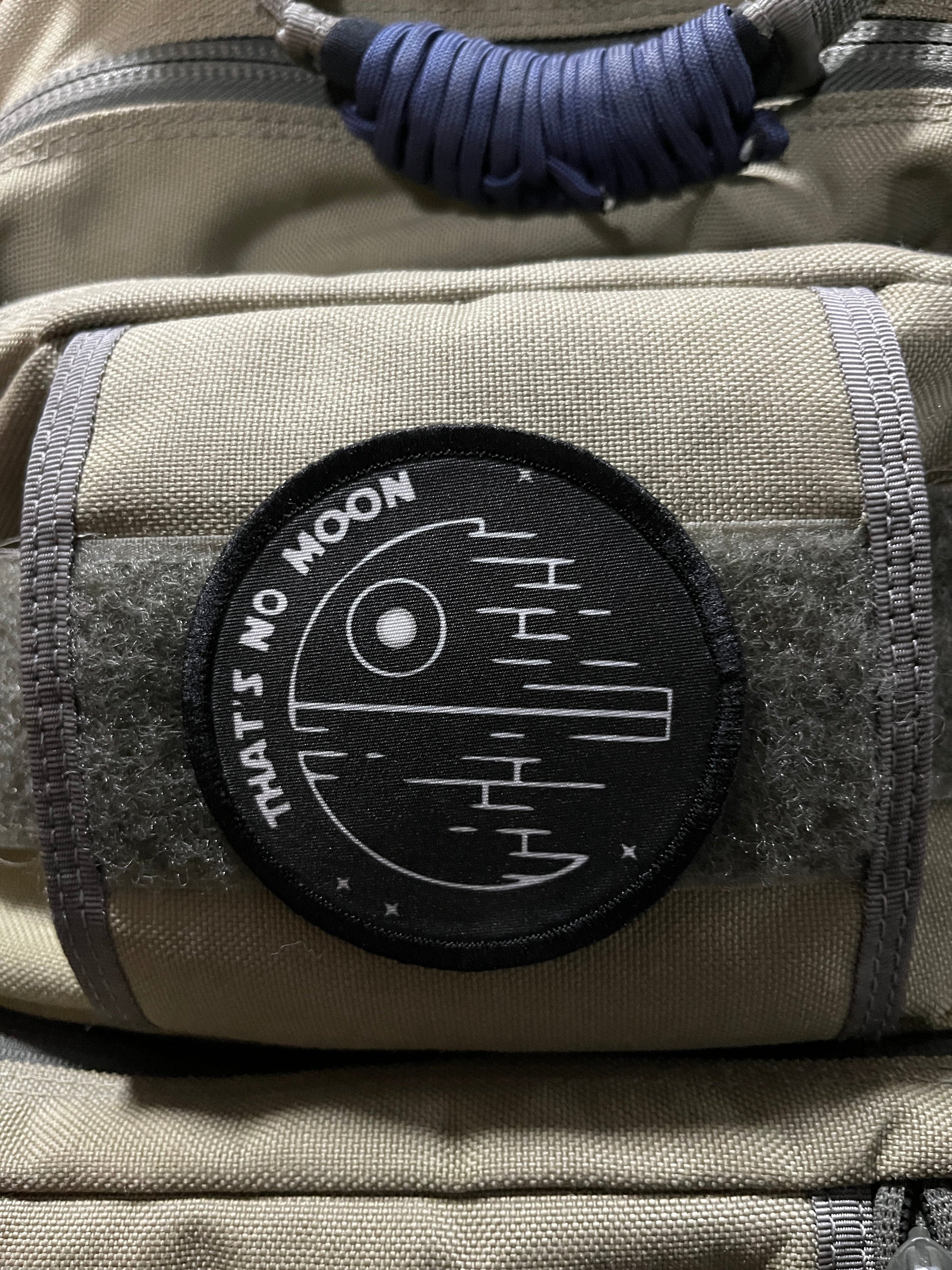 3" That's No Moon Morale Patch Morale Patches Redheaded T Shirts 