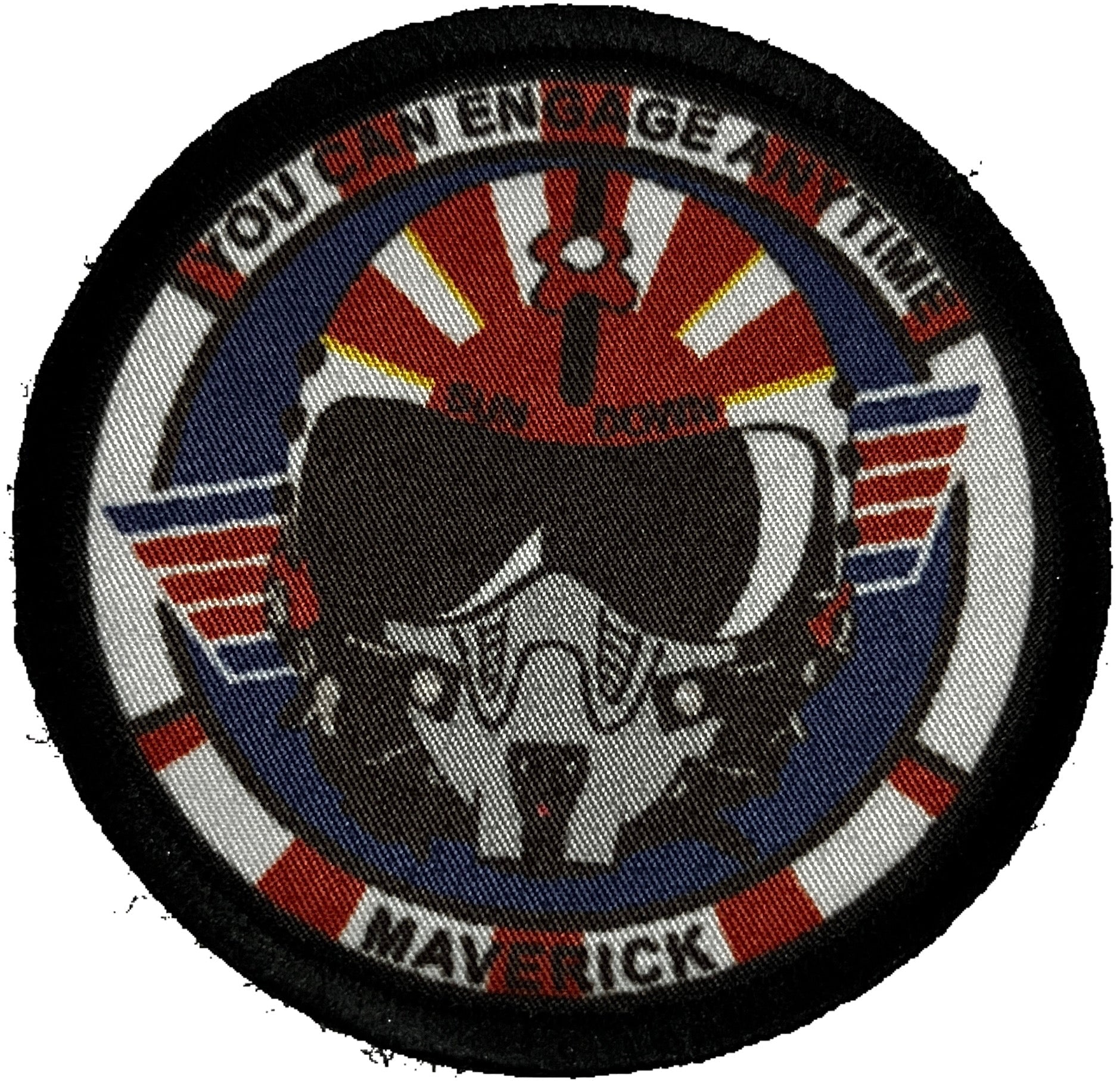 Top Gun Wing Patch - PVC Morale Patch