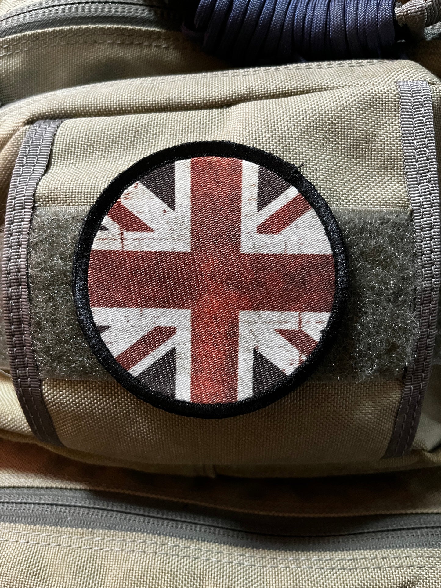 3" United Kingdom Union Jack Morale Patch Morale Patches Redheaded T Shirts 