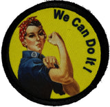 3" We Can Do It WWII Morale Patch Morale Patches Redheaded T Shirts 