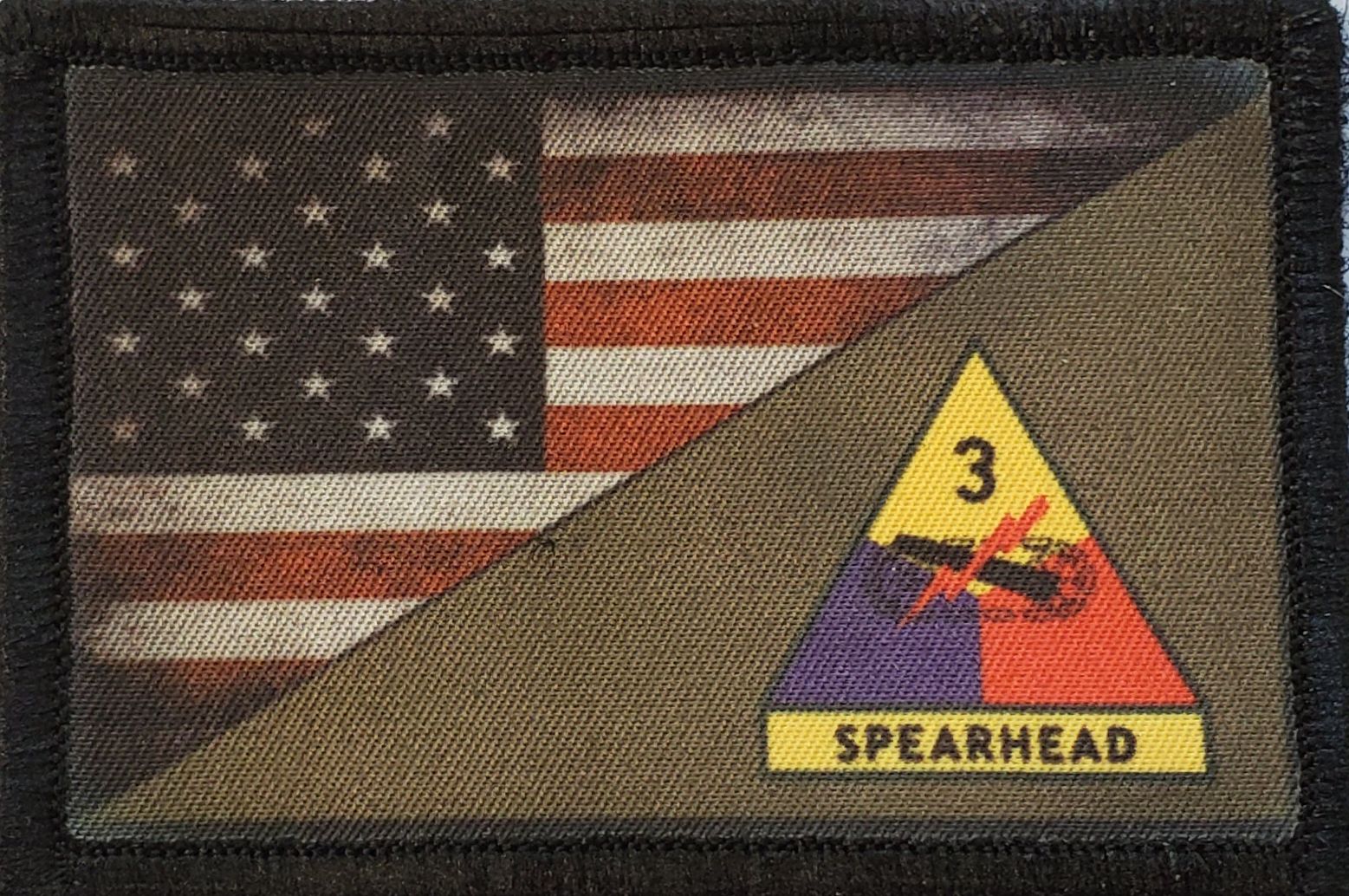 3rd Armored Division Spearhead Velcro Morale Patch